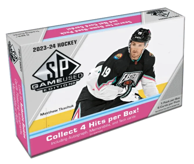 2023-24 Upper Deck SP Game Used Hockey Hobby Box