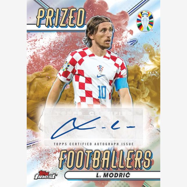 2023/24 Topps Finest Road to UEFA Euro Soccer Hobby Box