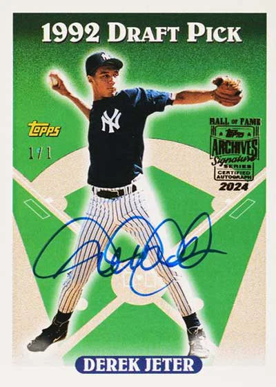 2024 Topps Archives Signature Series Retired Players Edition Baseball Hobby Box