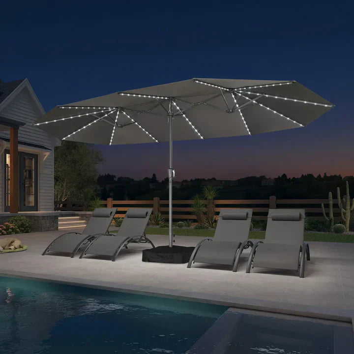 Summer Sale: LED Sky — All-Weather Solar Patio Umbrella