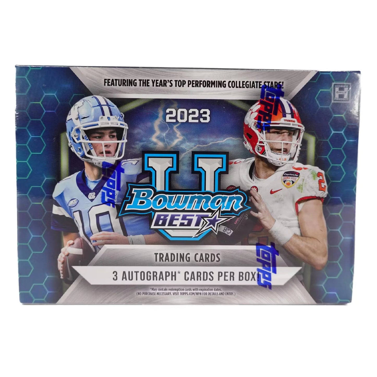 2023 Bowman Best University Football Breakers Delight Hobby Box