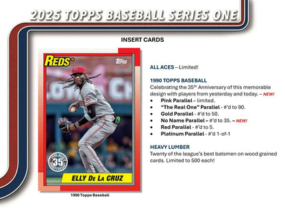2025 Topps Series 1 Baseball 40-Card Jumbo Hobby Pack