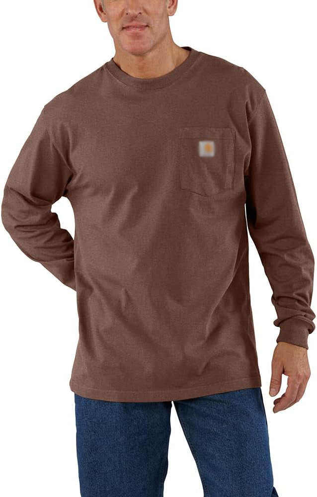 🔥Last Day Promotion! Men's K87 Workwear Loose Fit Heavyweight Short-Sleeve Pocket T-Shirt (Also Available in Big & Tall)