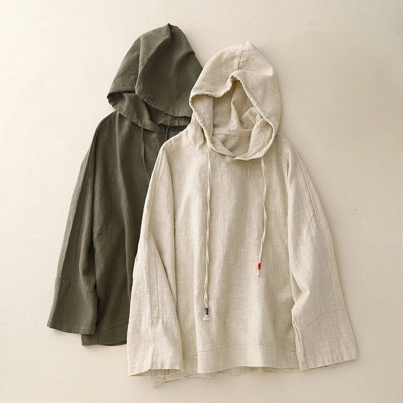 LORIAL LINEN HOODIE