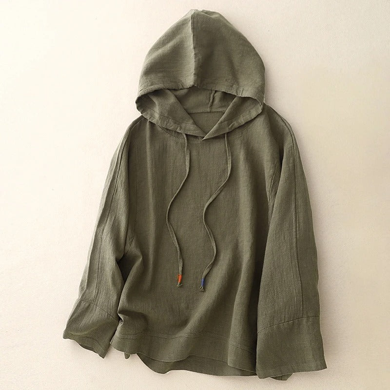 LORIAL LINEN HOODIE