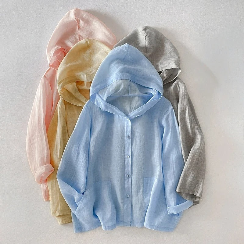 LIVA LINEN HOODIE