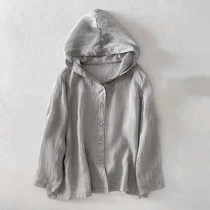 LIVA LINEN HOODIE