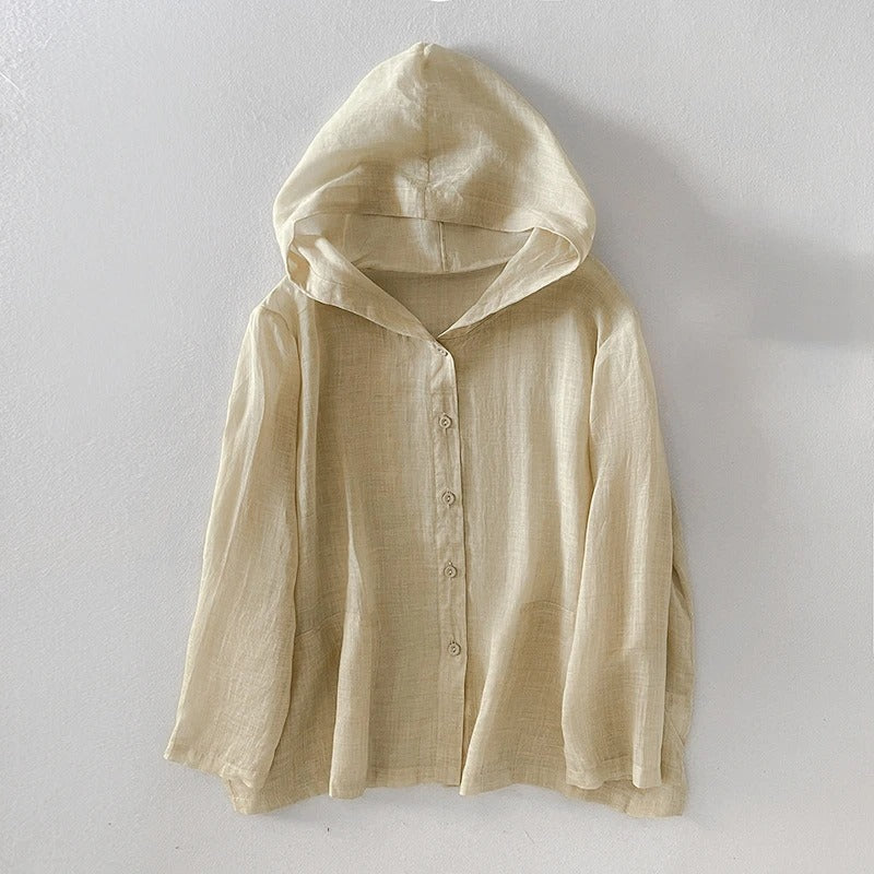 LIVA LINEN HOODIE
