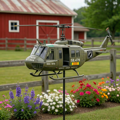 ⚡️Fathers' Day 51% OFF 🎖️-Vietnam Veteran UH-1 Helicopter Wind Spinner- ✈️Buy 2 Free Shipping Today!