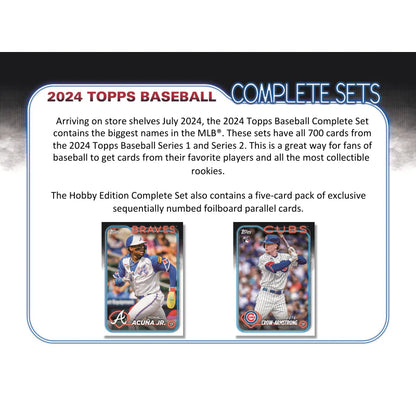 2024 Topps Complete Baseball Factory Hobby Set