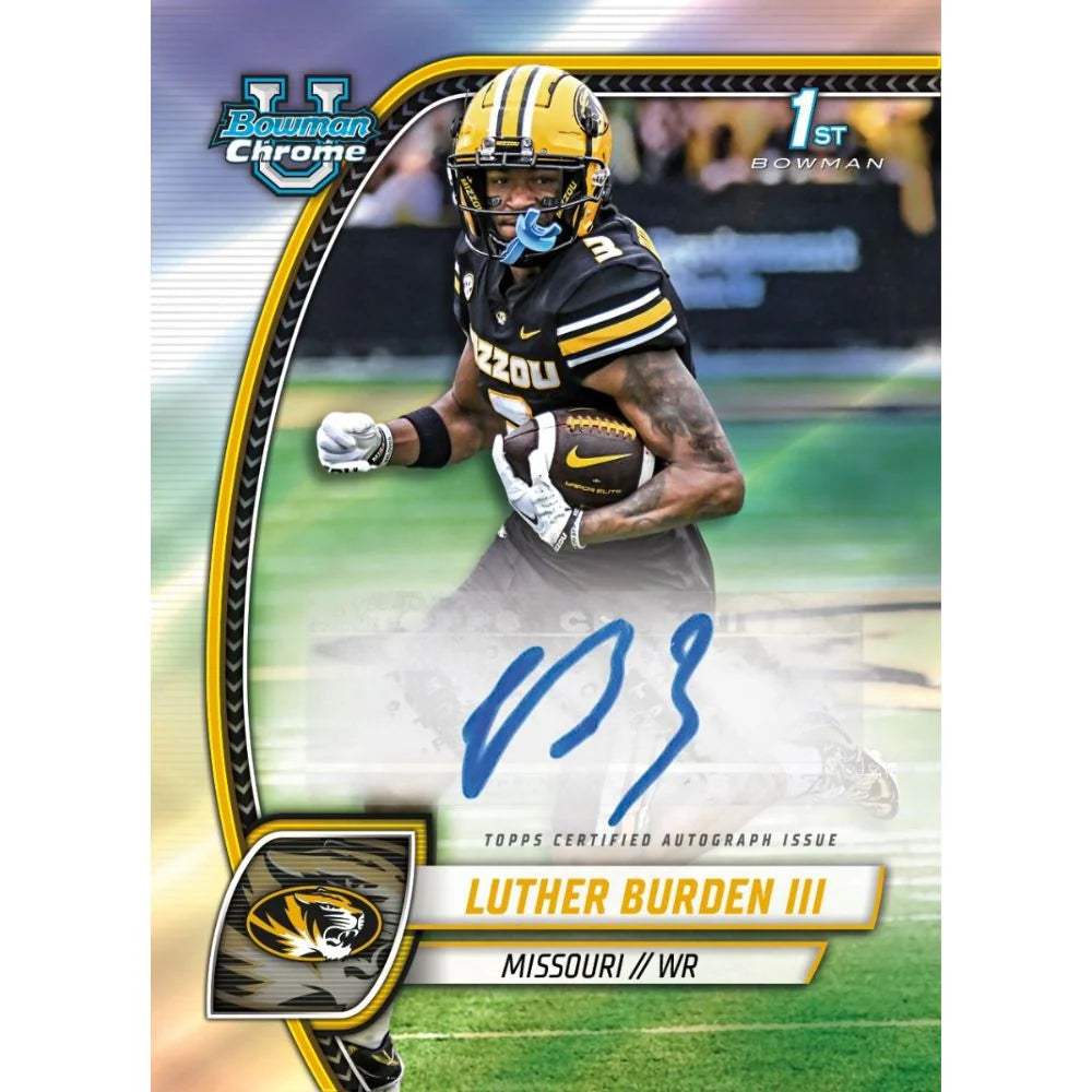 2024 Bowman Chrome University Football Monster Box (Winter Sale)