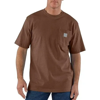 🔥Last Day Promotion! Men's K87 Workwear Loose Fit Heavyweight Short-Sleeve Pocket T-Shirt (Also Available in Big & Tall)