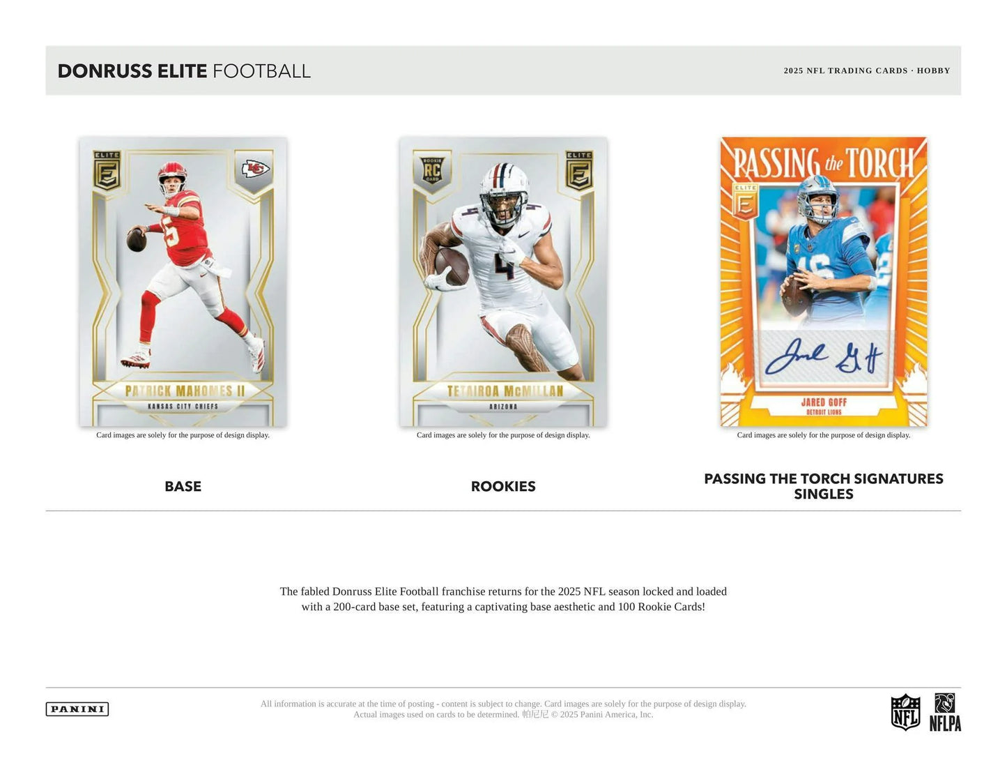 2025 Panini Donruss Elite Football Hobby Pack (7/25)