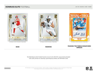 2025 Panini Donruss Elite Football Hobby Pack (7/25)