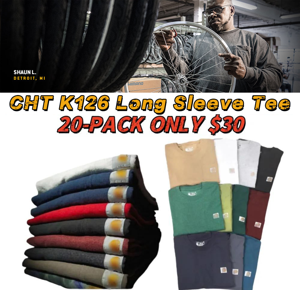 🔥Last Day Promotion! Men's K87 Workwear Loose Fit Heavyweight Short-Sleeve Pocket T-Shirt (Also Available in Big & Tall)