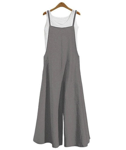 Women's Sleeveless Oversized Casual Jumpsuit
