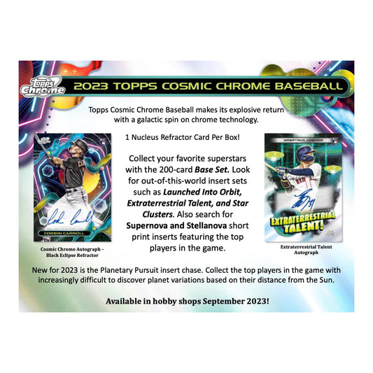 2023 Topps Cosmic Chrome Baseball Hobby Box