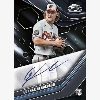 2023 Topps Chrome Black Baseball Hobby Box