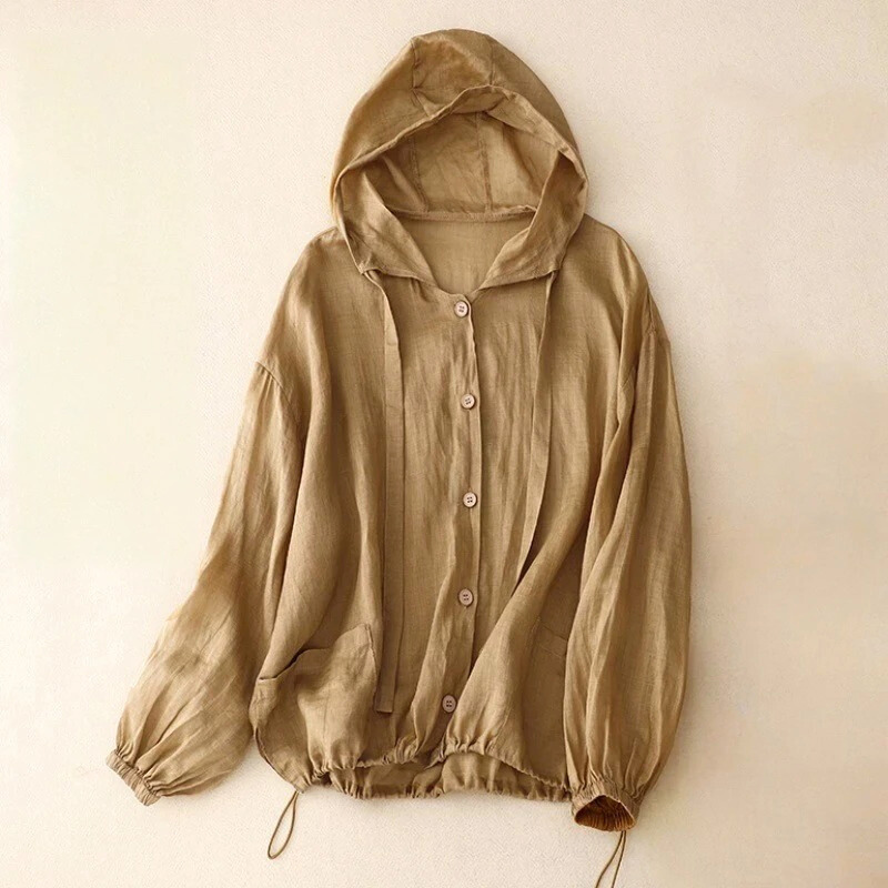 ARTERA LINEN HOODIE