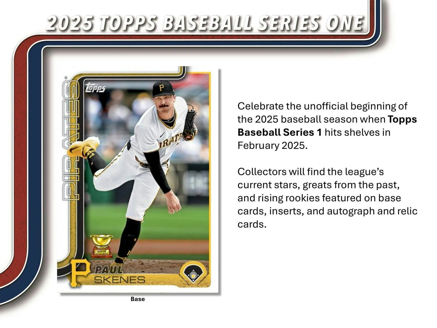 2025 Topps Series 1 Baseball 40-Card Jumbo Hobby Pack