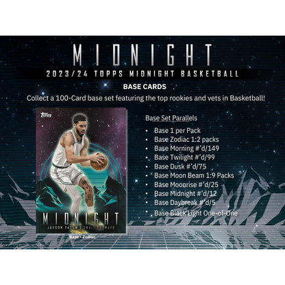 2023/24 Topps Midnight Basketball Hobby Box
