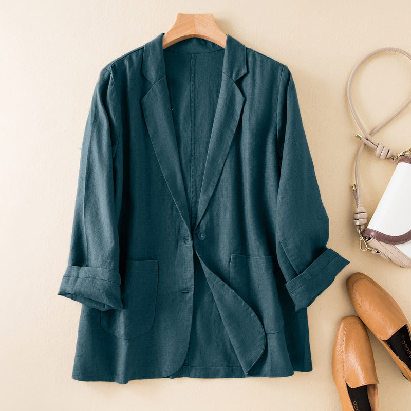 MARIAH LINEN BLAZER