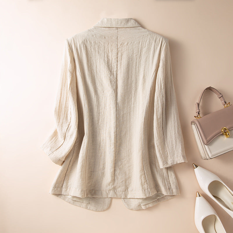 ELLA LINEN BLAZER