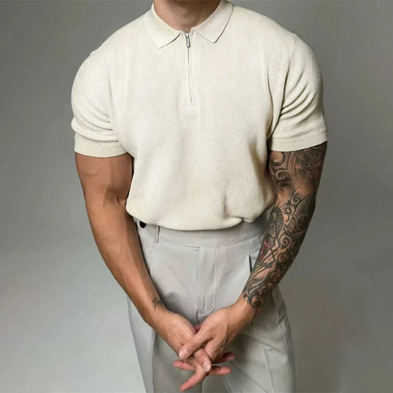 MONARCH ZIP MUSCLE SHIRT