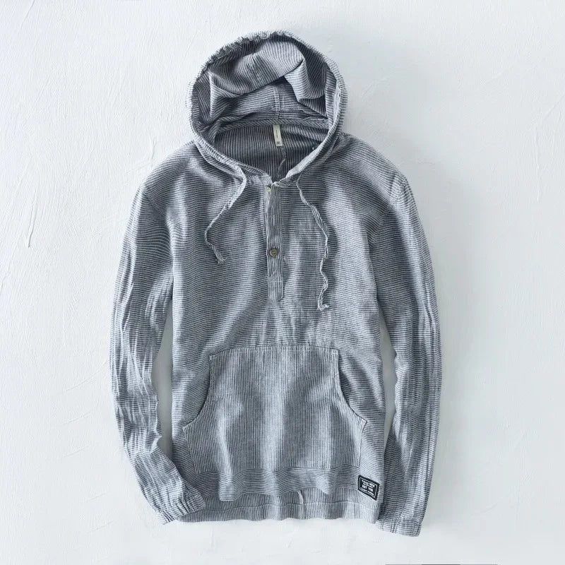 CASA LINEN HOODIE
