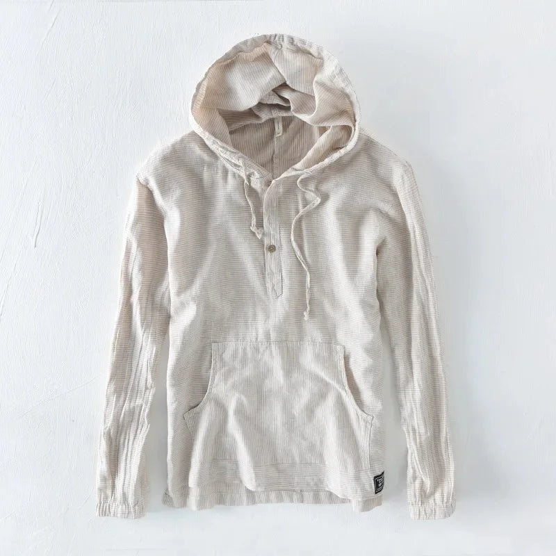 CASA LINEN HOODIE