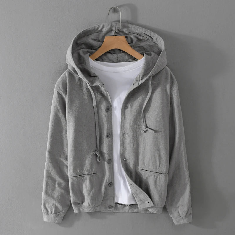 NOAM LINEN HOODIE
