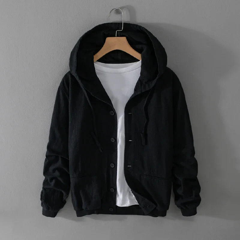 NOAM LINEN HOODIE