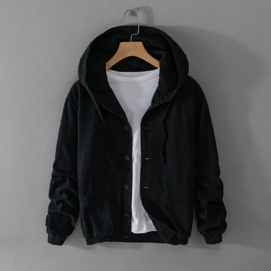 NOAM LINEN HOODIE