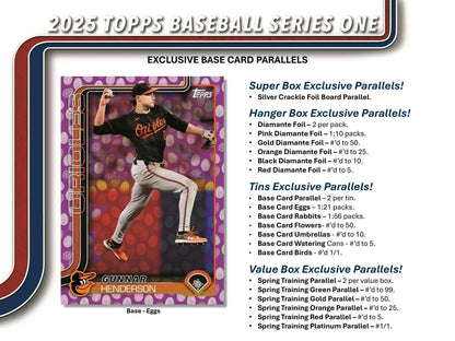 2025 Topps Series 1 Baseball 40-Card Jumbo Hobby Pack