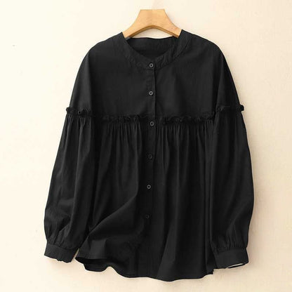 SCARLET LINEN SHIRT