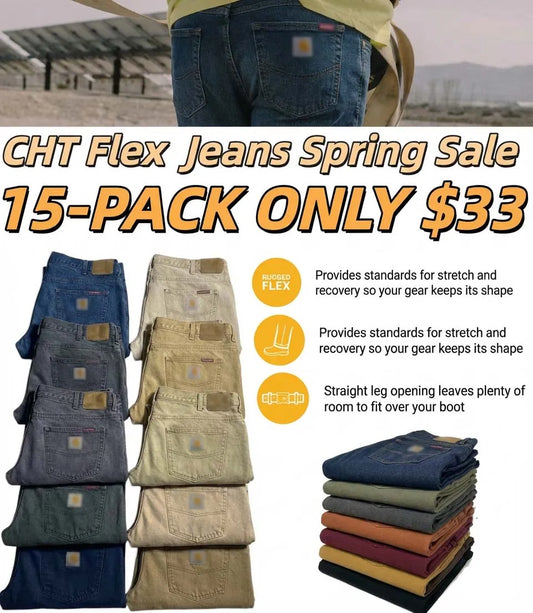 Last Day Promotion 🔥Men's Flex Jeans with 7 Pockets