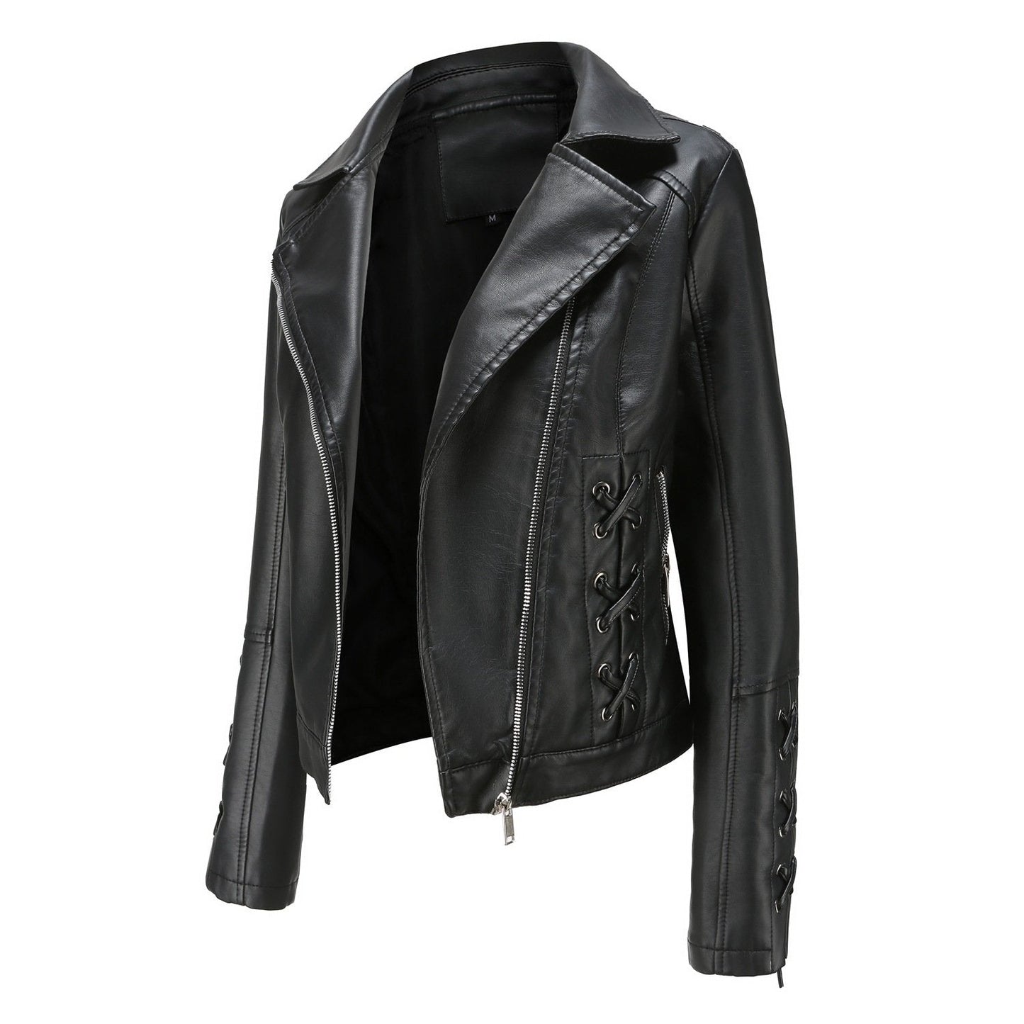 Women's Plush Leather Jacket