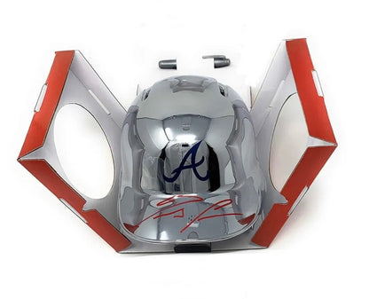 Ronald Acu?a Jr. Autographed Atlanta Braves Mini Helmet w/ Beckett COA