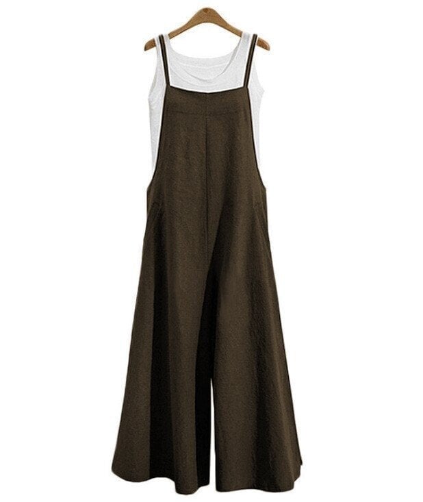 Women's Sleeveless Oversized Casual Jumpsuit