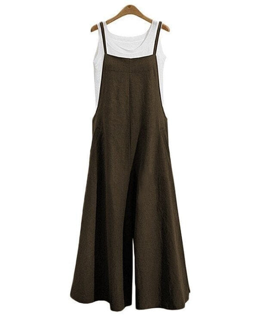 Women's Sleeveless Oversized Casual Jumpsuit