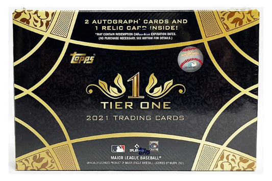 2021 Topps Tier One Baseball Hobby Box