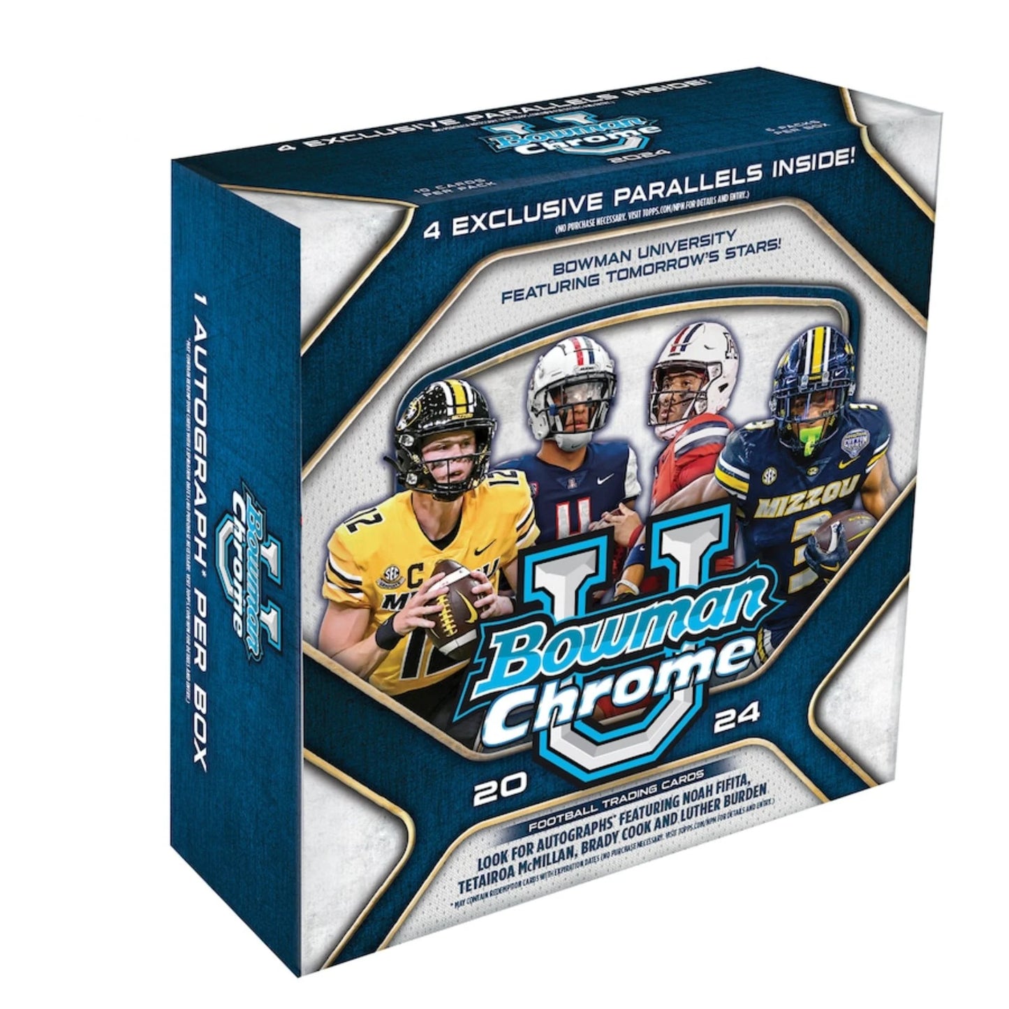 2024 Bowman Chrome University Football Monster Box (Winter Sale)