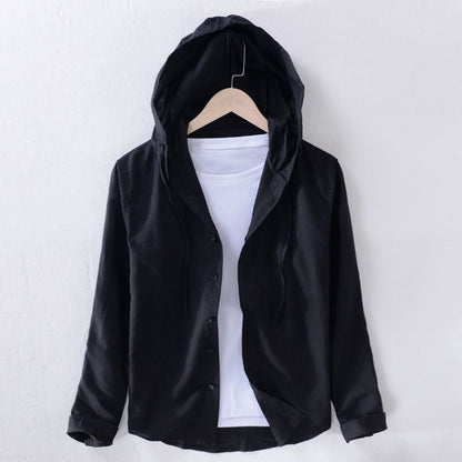 MONA LINEN HOODIE