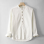 LINEN HENLEY SHIRT