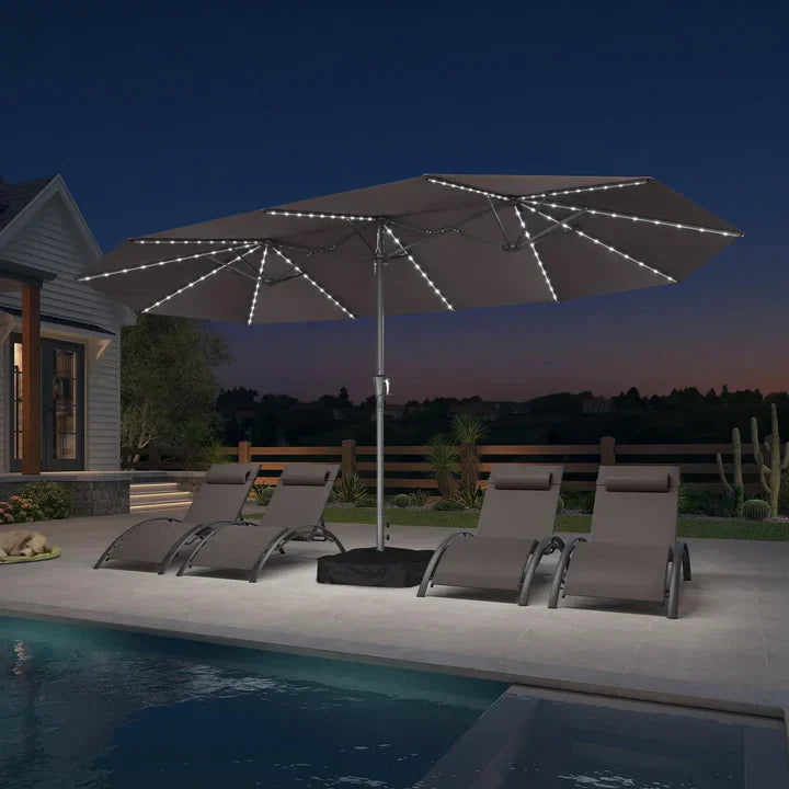 Summer Sale: LED Sky — All-Weather Solar Patio Umbrella
