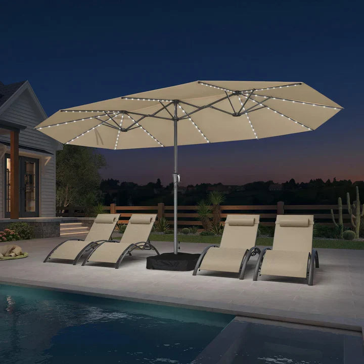 Summer Sale: LED Sky — All-Weather Solar Patio Umbrella