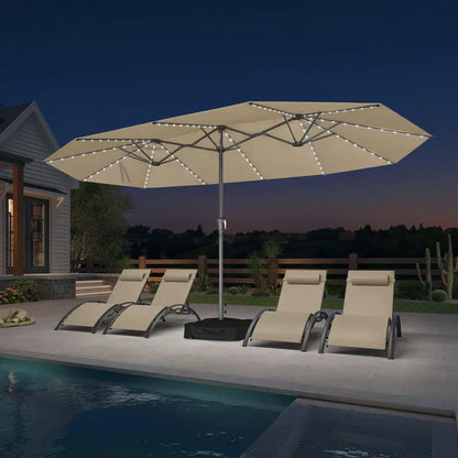 Summer Sale: LED Sky — All-Weather Solar Patio Umbrella