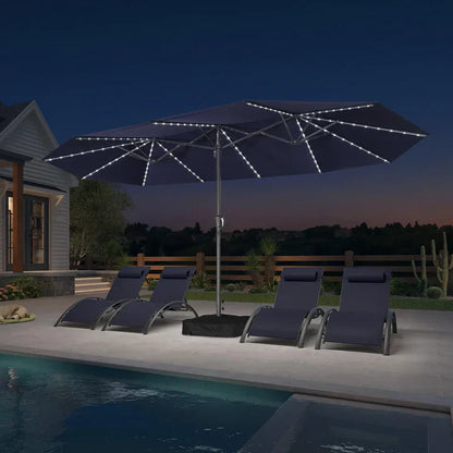 Summer Sale: LED Sky — All-Weather Solar Patio Umbrella