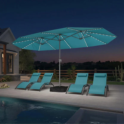 Summer Sale: LED Sky — All-Weather Solar Patio Umbrella