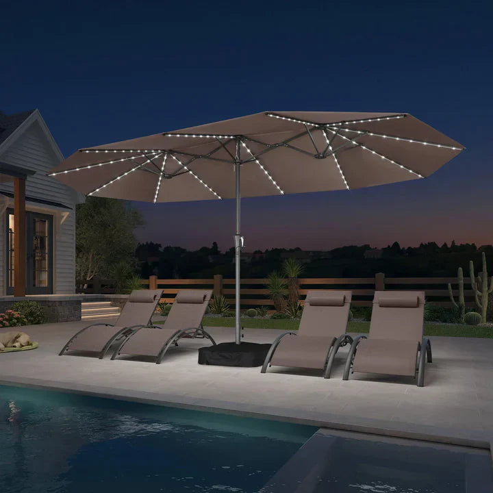 Summer Sale: LED Sky — All-Weather Solar Patio Umbrella
